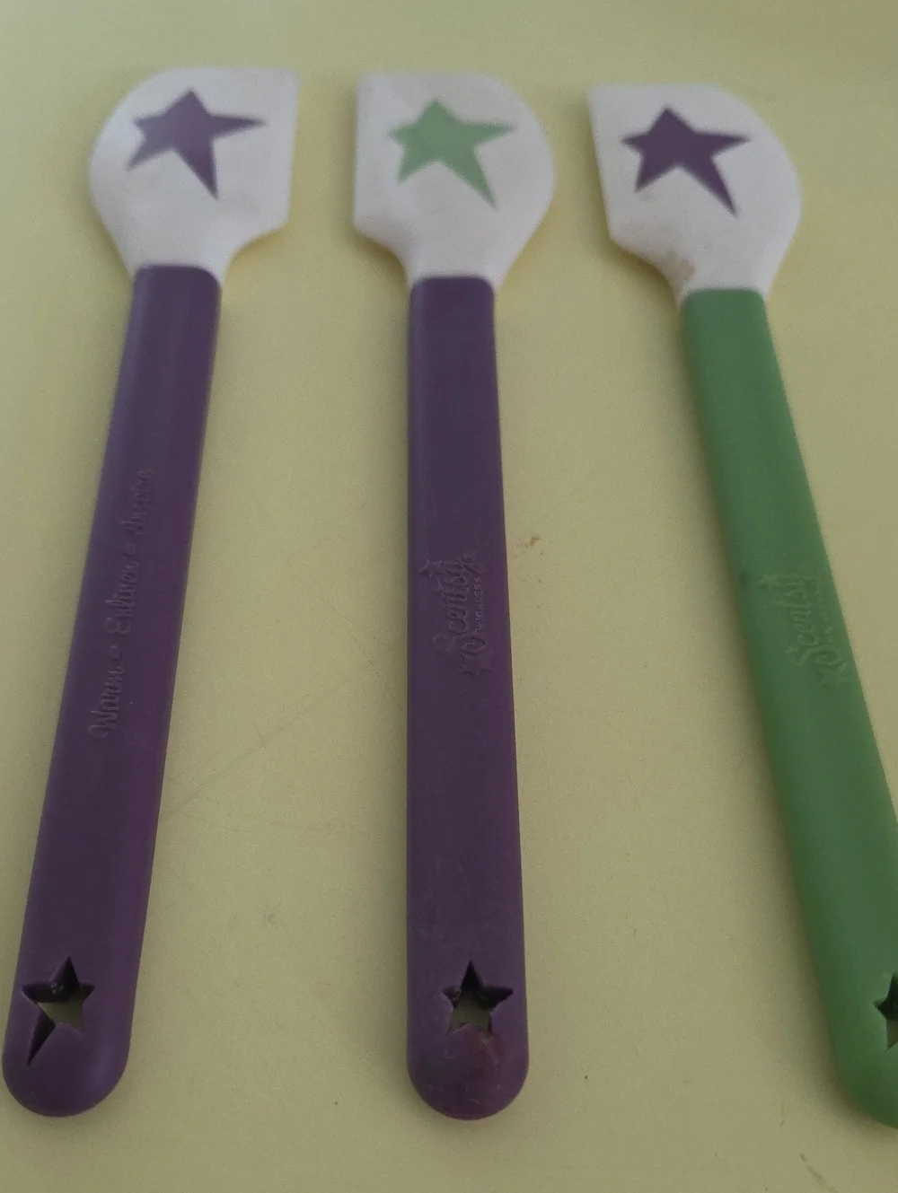 3 Small Scentsy Spatulas
